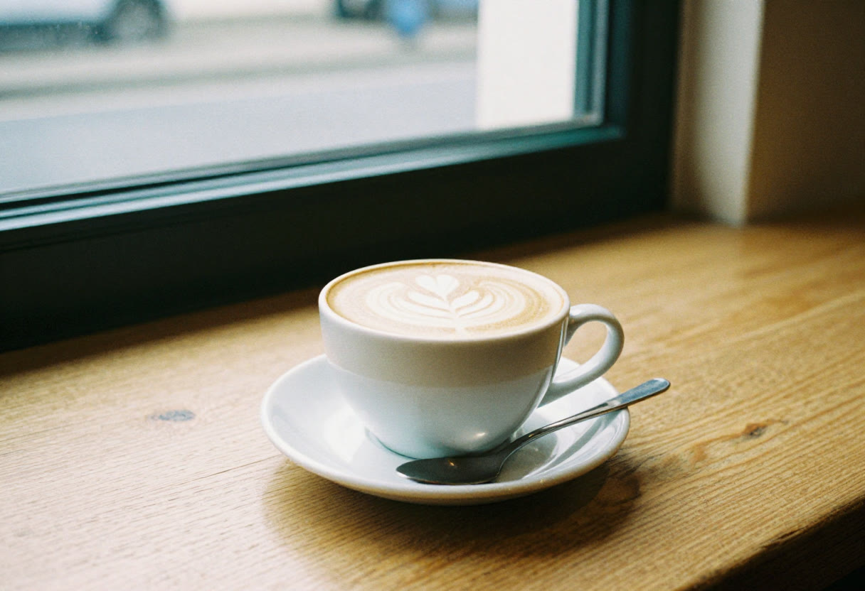 A flat white