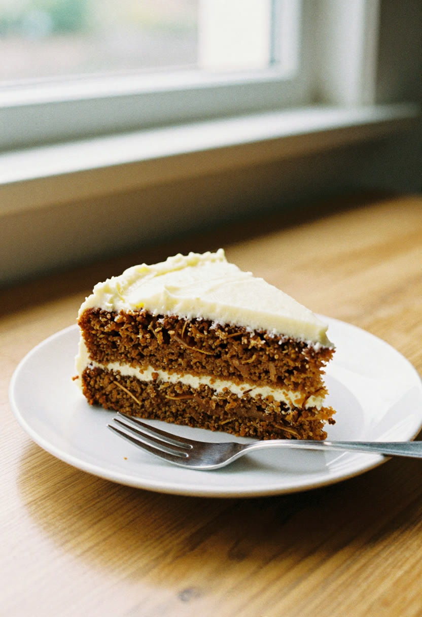 Carrot cake, out of the oven