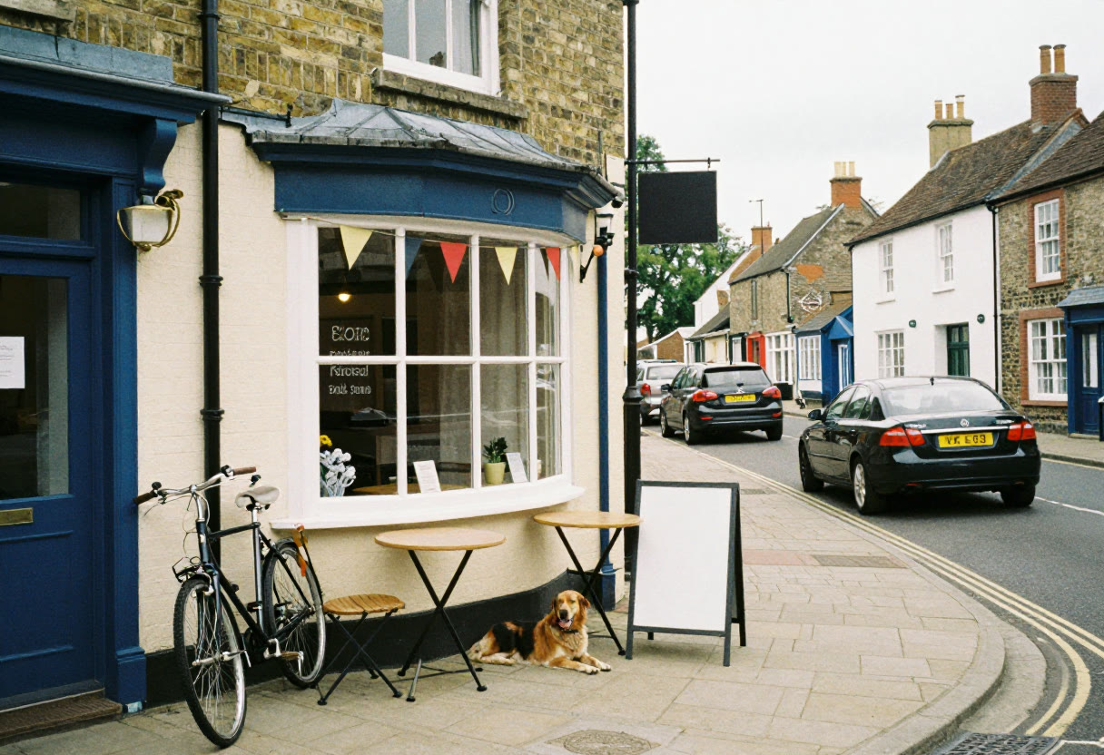 The café on the high street